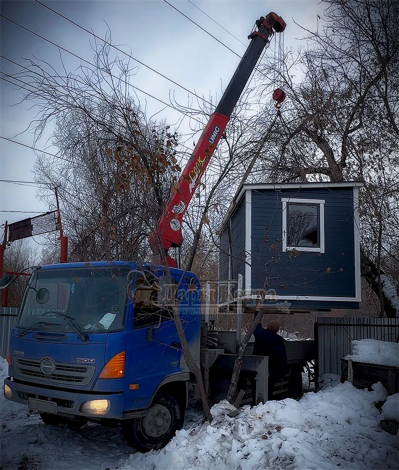 Каркасно-щитовая баня из кедра «Оптима»